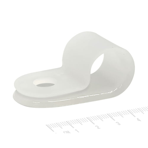 HP0756 10mm cable clamp beside a ruler