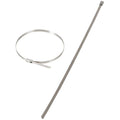 290 x 4.6mm Stainless Steel Cable Ties - 10 Pack