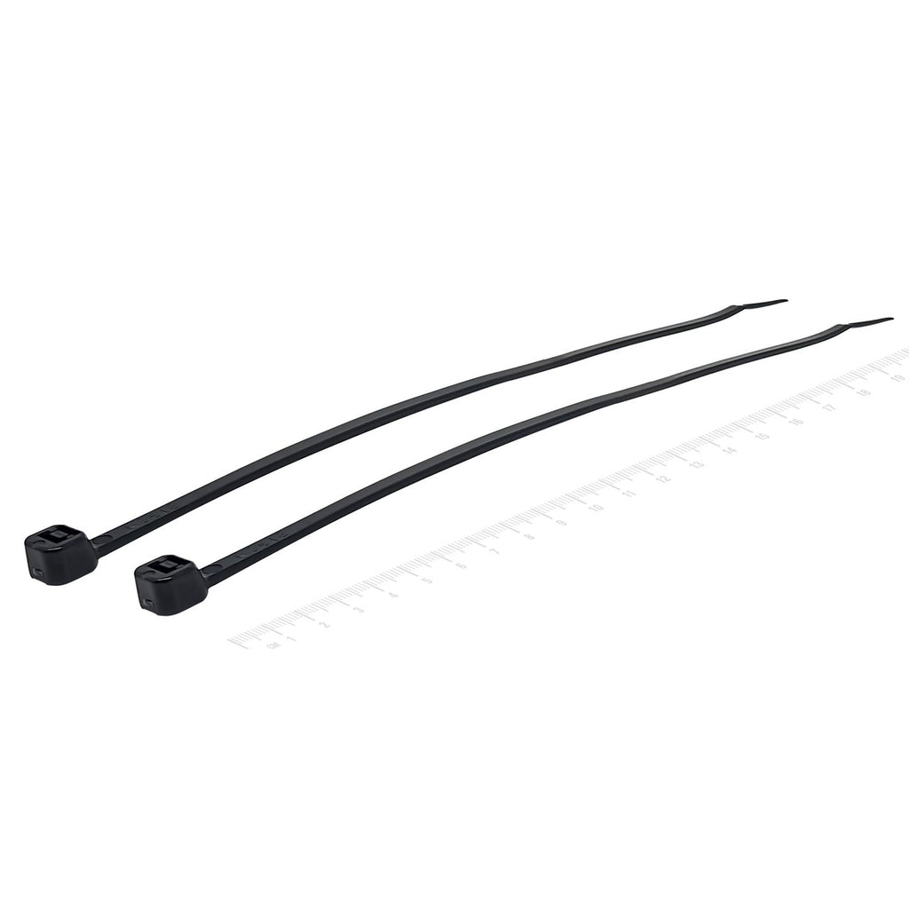 HP1205 200mm cable ties shown alongside a ruler