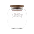 KILNER Universal Jar with Acacia Lid 2 Litre