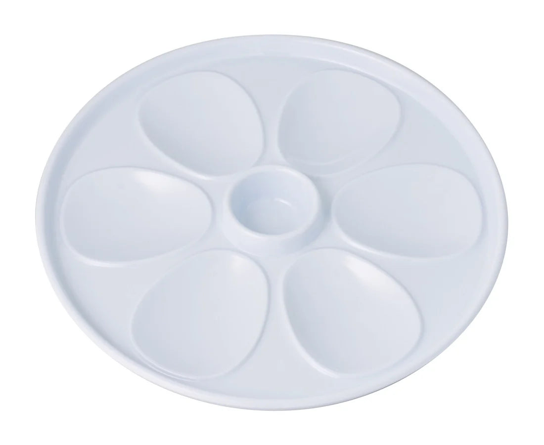 AVANTI Melamine Oyster Serving Tray - White