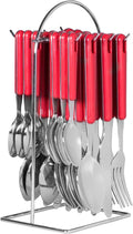 AVANTI Hanging Cutlery with Wire Frame - Red