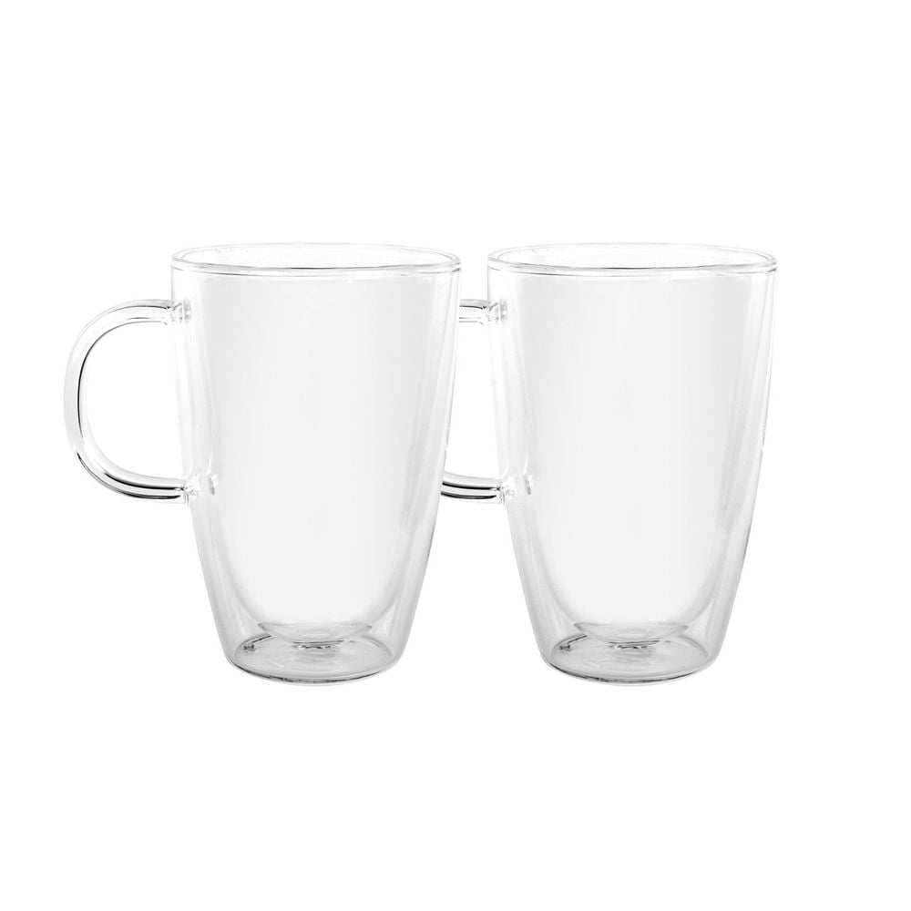 AVANTI Caffe Manico Double Wall Glass Set of 2 - 350ml