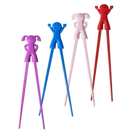 AVANTI Boy & Girl Silicone Chopsticks CDU of 30 - Assorted
