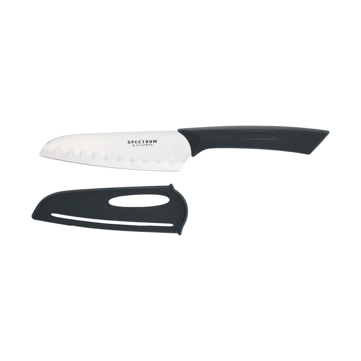 SCANPAN Spectrum Santoku Knife 12.5cm Black