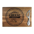 PEER SORENSEN Cheese Board Acacia with Knife 30 x 20 x 2cm