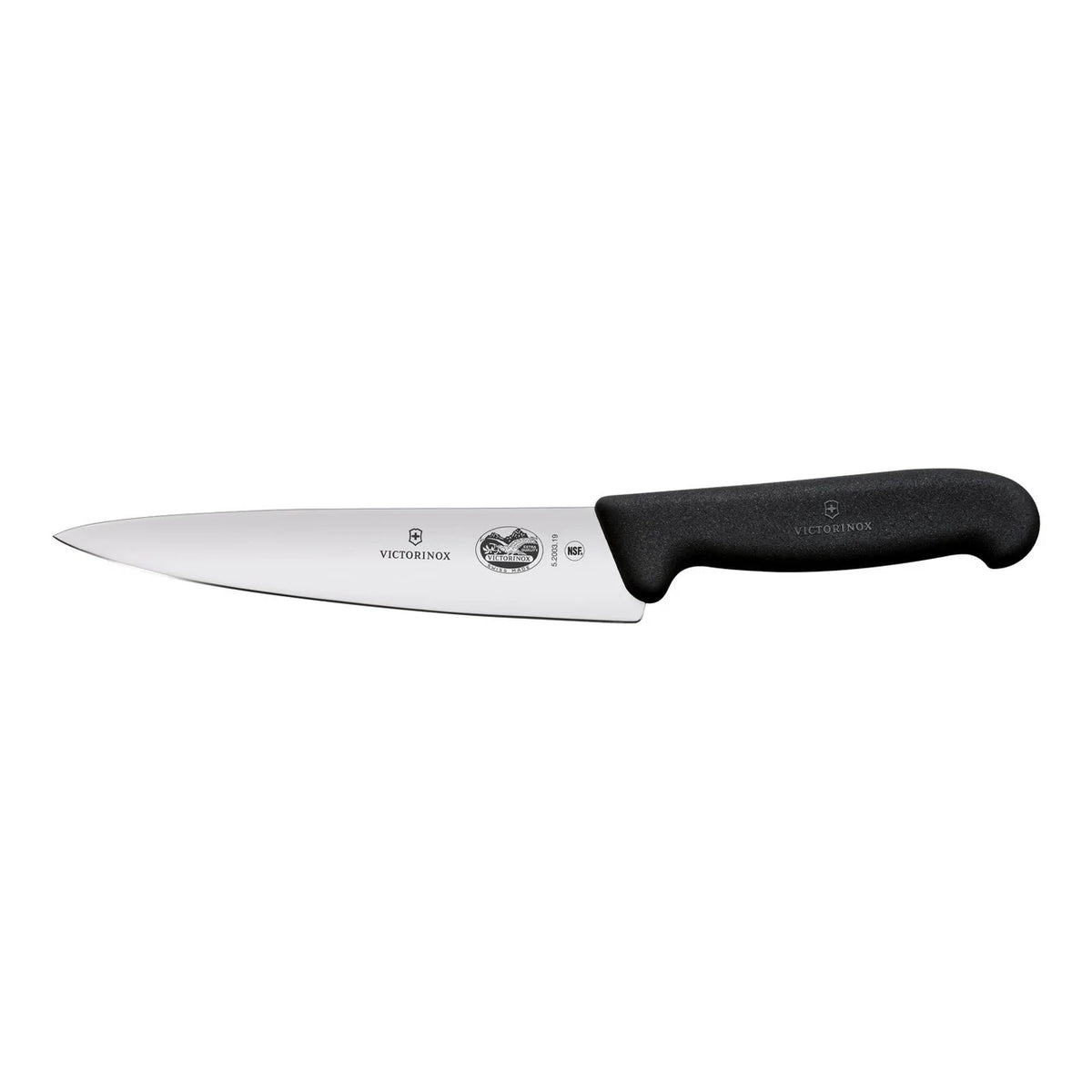 VICTORINOX SWISS CLASSIC Cook's/Carving Knife Wide 19cm - Black
