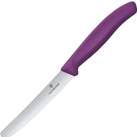 Victorinox Swiss Classic Steak & Tomato Knife 11cm - Purple