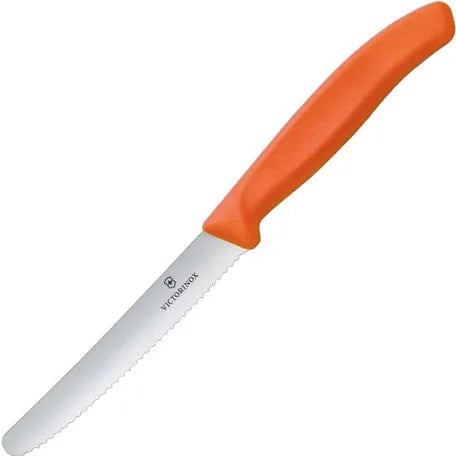 Victorinox Swiss Classic Steak & Tomato Knife 11cm - Orange