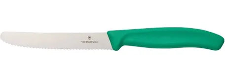 Victorinox Swiss Classic Steak & Tomato Knife 11cm - Green
