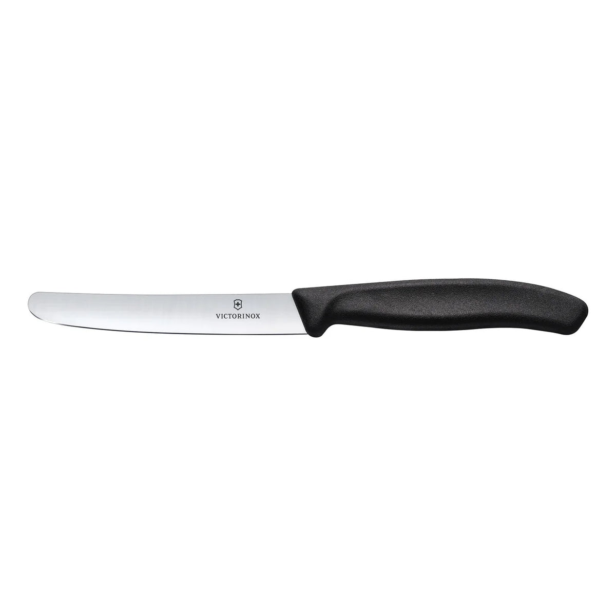 VICTORINOX SWISS CLASSIC Steak/Tomato Knife Wavy 11cm Black
