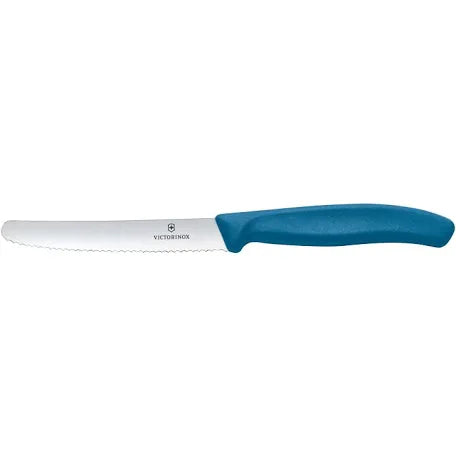 Victorinox Swiss Classic Steak & Tomato Knife 11cm - Blue