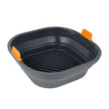 BAKEMASTER Reinforced Silicone Square Air Fryer Basket 21cm