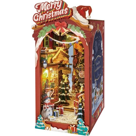 Rolife Christmas Street Book Nook