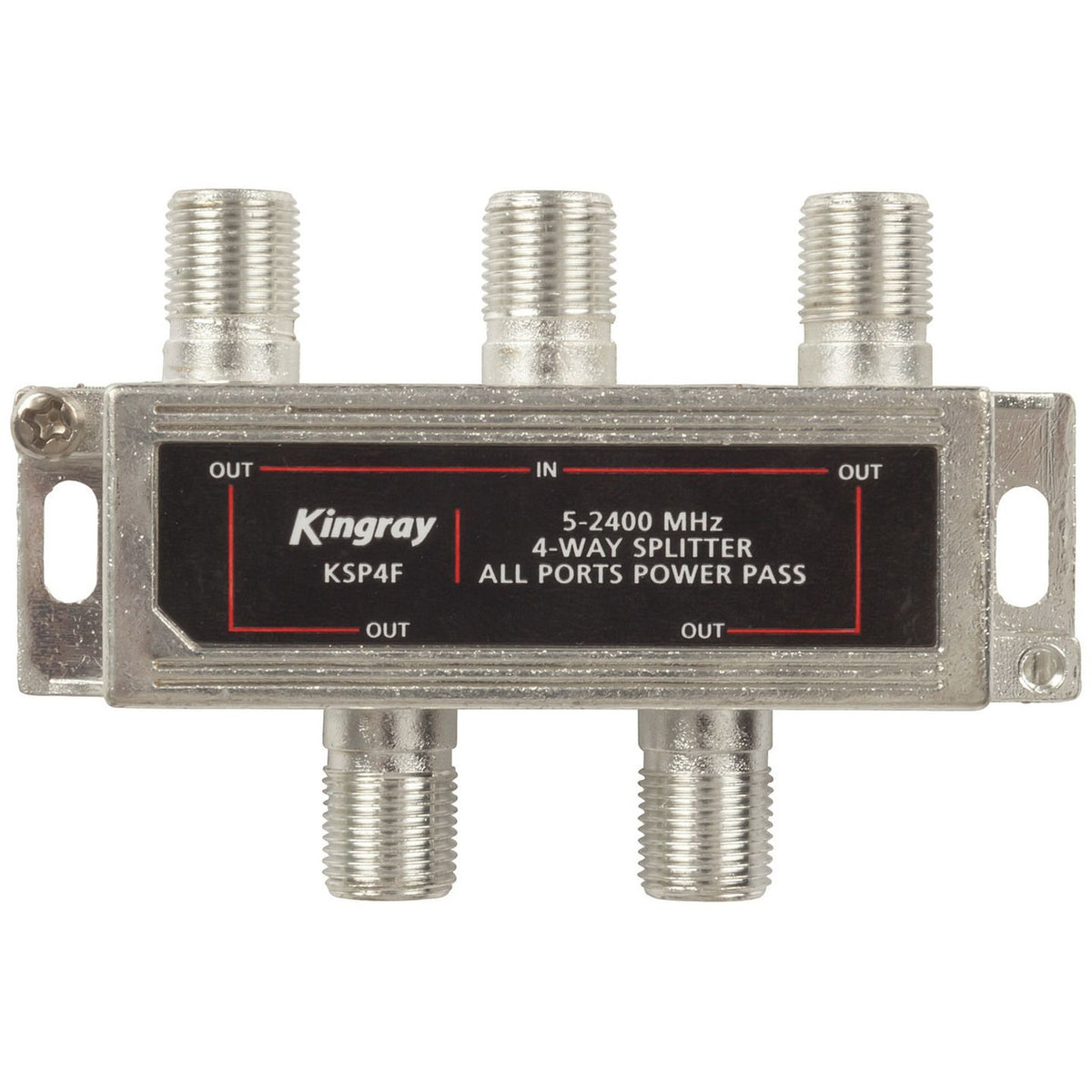 Kingray 4-Way Foxtel® Approved Splitter