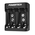 6 Channel USB Charger for 1.2V Ni-MH/NiCd & 9V Batteries