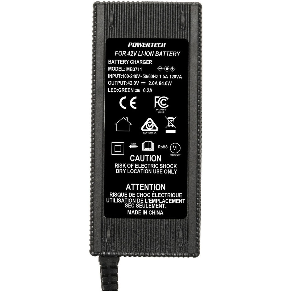 MB3711 — charger underside specification label