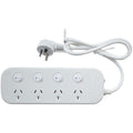 4 way Powerboard with 4 switches and Surge Overload Protection