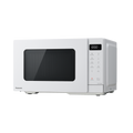 Panasonic NN-ST34NWQPQ white 25 litre microwave angled view