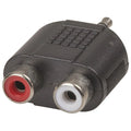 3.5mm Stereo Plug to 2 RCA Sockets Adaptor