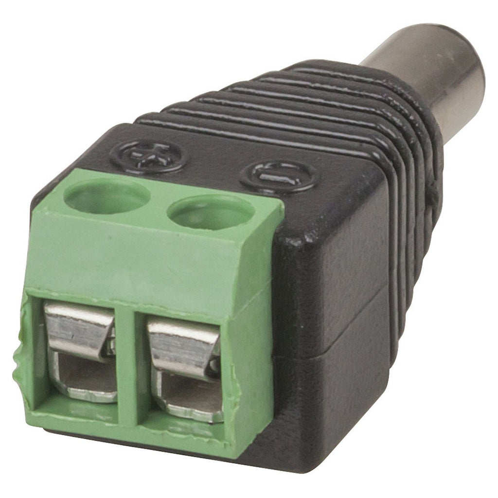 PA3711 DC plug rear screw terminal connections