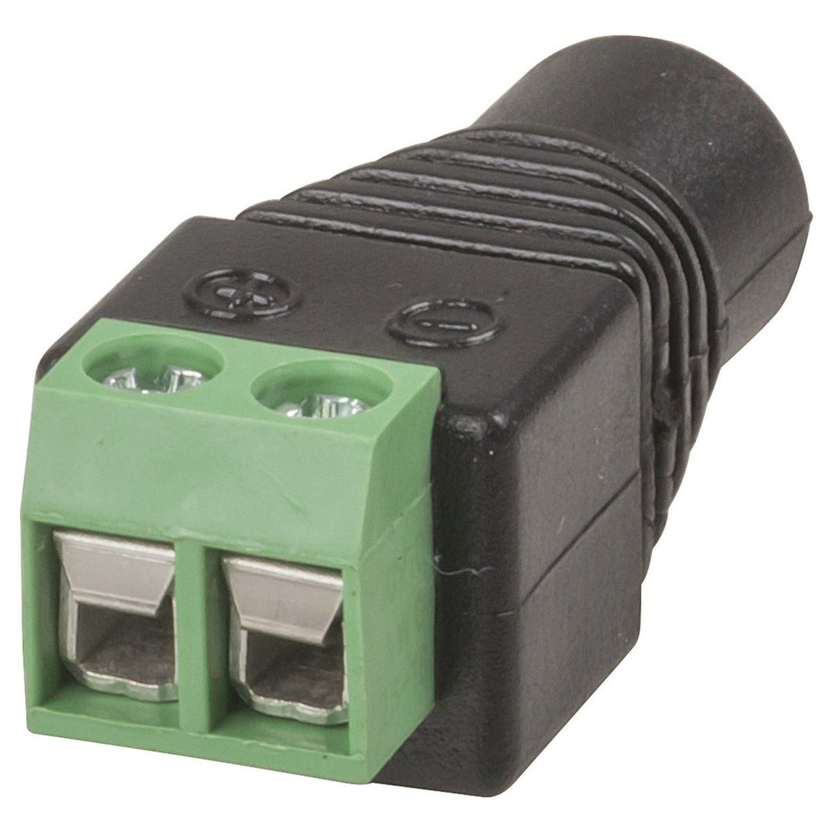 PA3713 2.1mm DC socket rear screw terminal connections