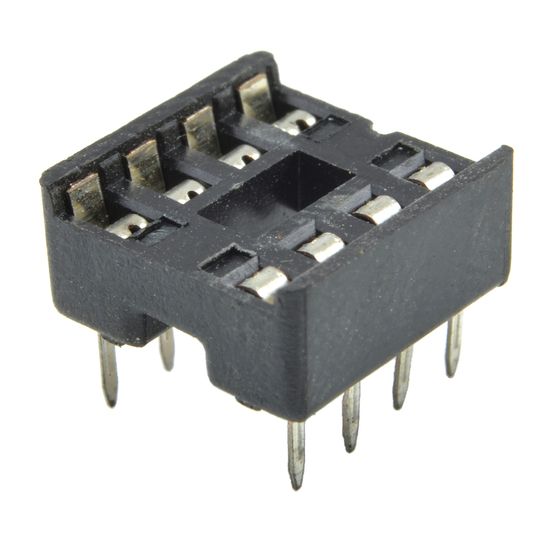 8 Pin Production (Low Cost) IC Socket