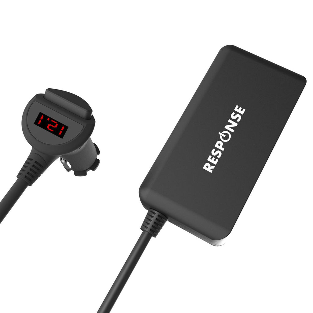PP2120 Vehicle socket adaptor voltage display and USB connections