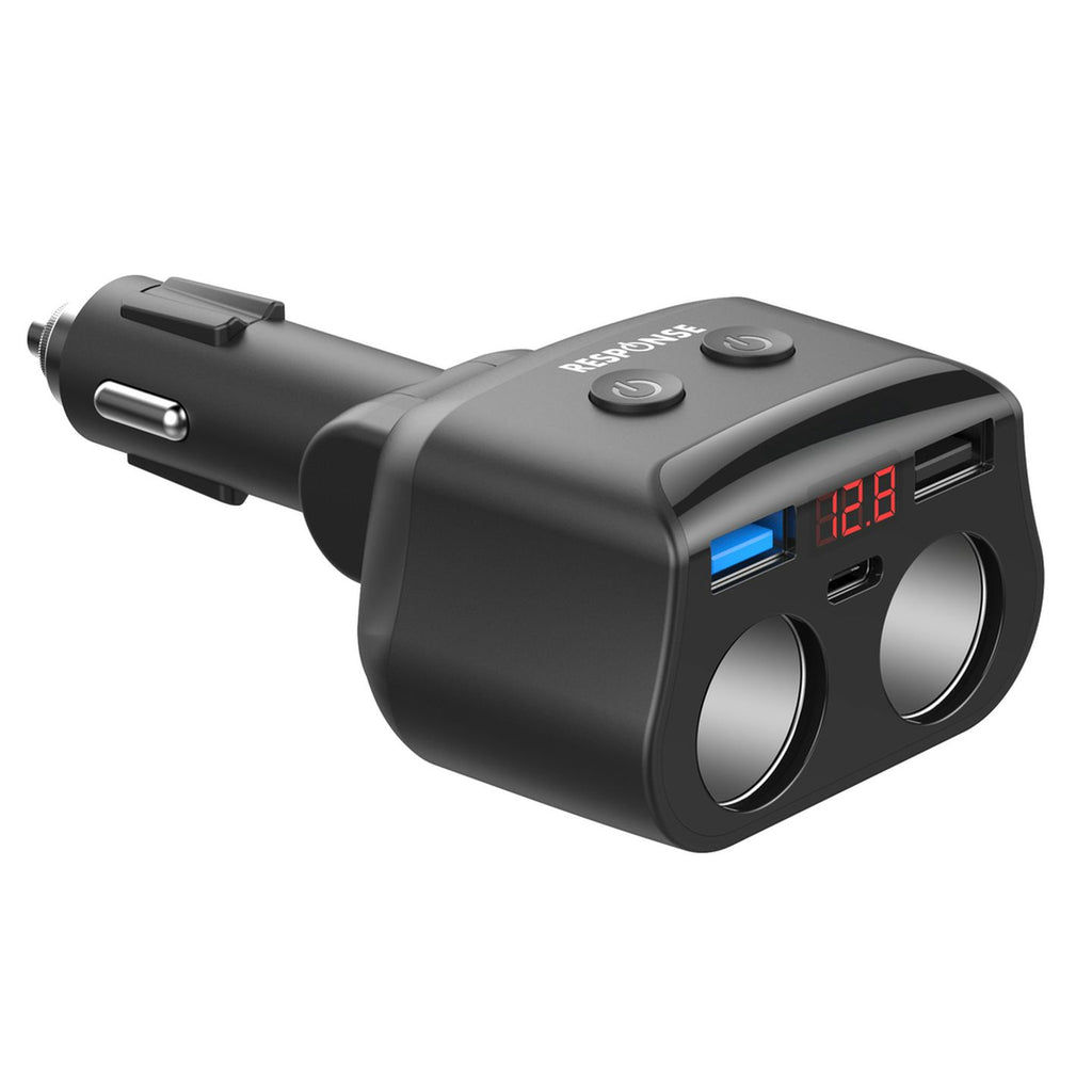 Response PP2122 vehicle power splitter sockets and USB charging ports