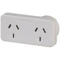 Mains Double Adaptor - Left