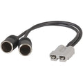 50A battery connector to 2 x 15A 300mm Cigarette Lighter Sockets