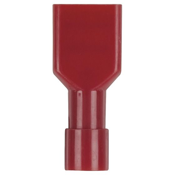 Fully Insulated Female Spade - Red - Pack of 8