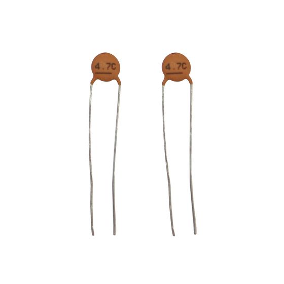 4.7pF 50VDC Ceramic Capacitors - Pack of 2