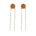 68pF 50VDC Ceramic Capacitors - Pack of 2