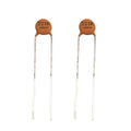 220pF 50VDC Ceramic Capacitors - Pack of 2
