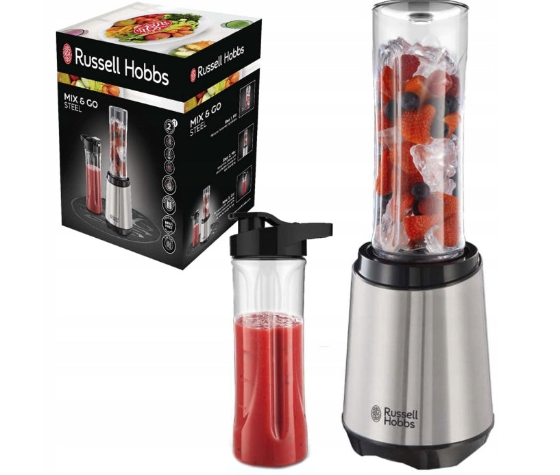 Russell Hobbs Mix & Go Classic Blender - Stainless Steel
