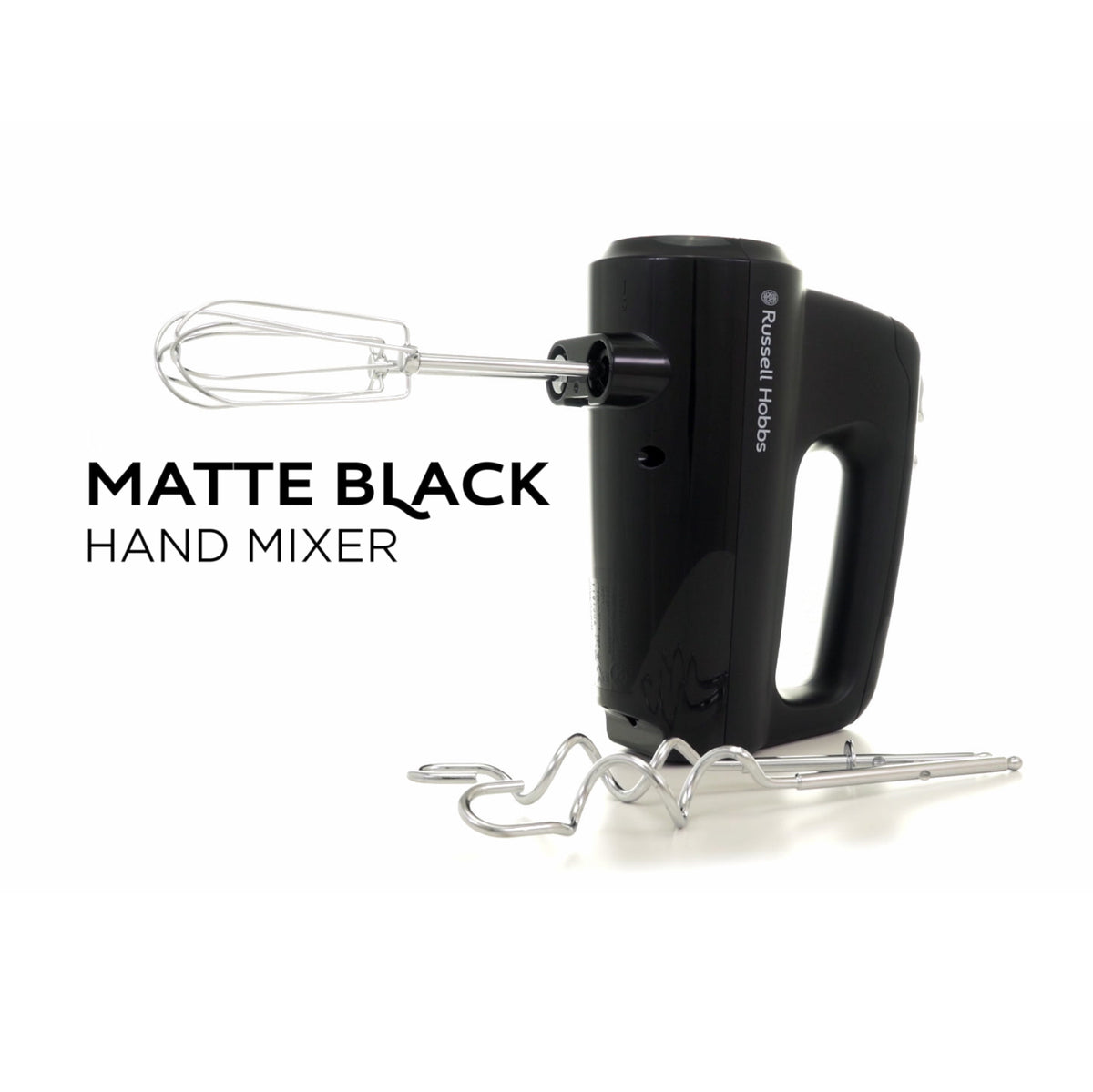 Russell Hobbs Desire Matte Black Hand Mixer