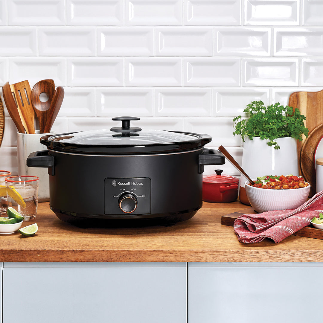 Russell Hobbs 7L Slow Cooker Matte Black
