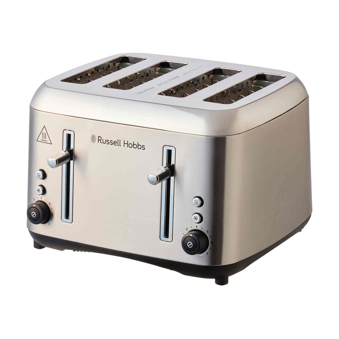 Russell Hobbs Addison 4 Slice Toaster Brushed Stainless Steel
