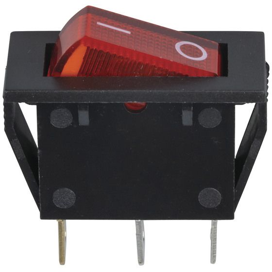 SPST Medium Illuminated Rocker