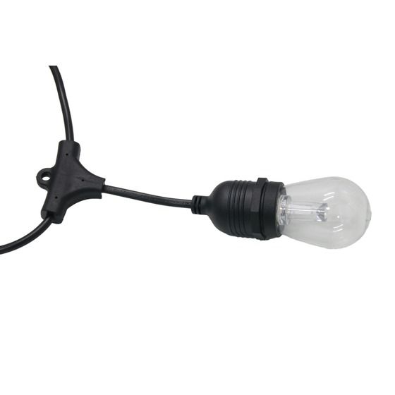 Solar powered multicoloured string light 15m