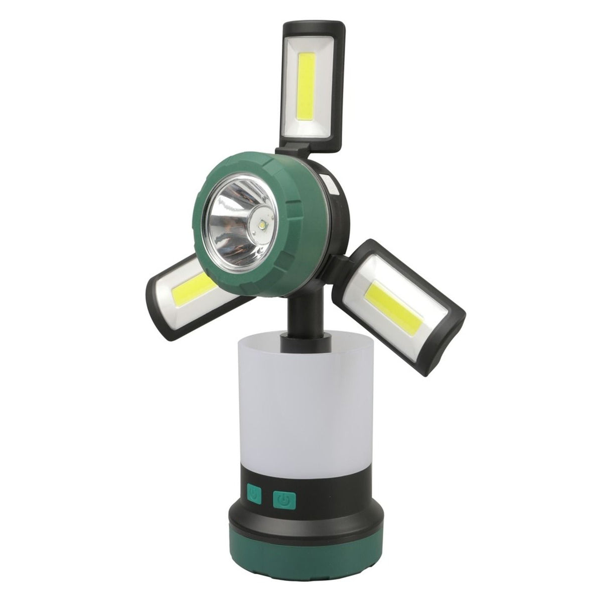 2000lm Rechargeable 2-in-1 LED Torch & Spotlight