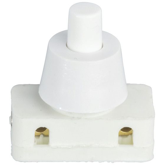240V 2A Bed Lamp Style Pushbutton Switch SPST