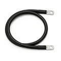 2 Gauge Tinned Battery Power Lead - Black - 450mm