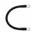 4 Gauge Tinned Battery Power Lead - Black - 450mm