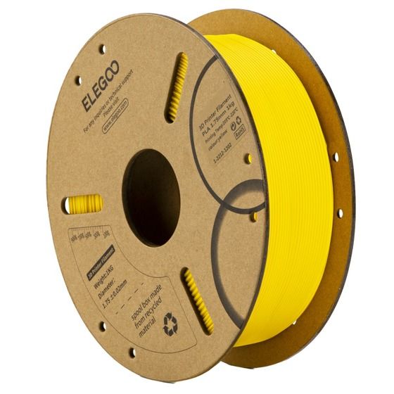 Elegoo PLA filament Yellow 1.75mm 1kg