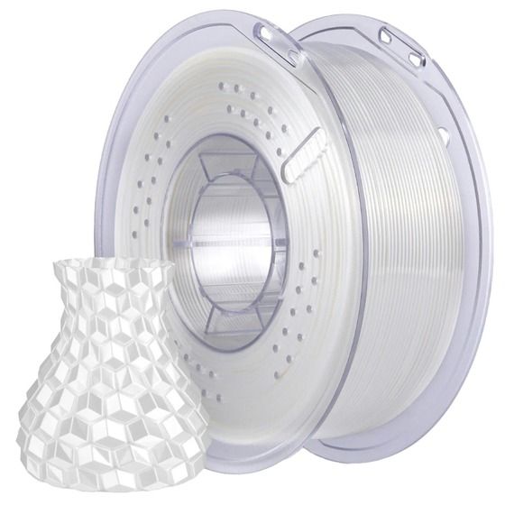Elegoo Silk PLA filament Silk White 1.75mm 1kg
