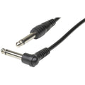 6.5mm Mono Plug to 6.5mm Mono R/A Plug Audio Cable - 6m
