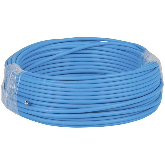 Cat 5e Solid Network Cable - Blue - 30m Roll