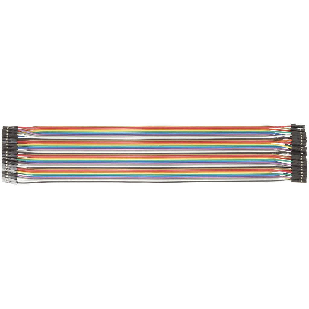 WC6026 forty socket-to-socket jumper leads laid flat